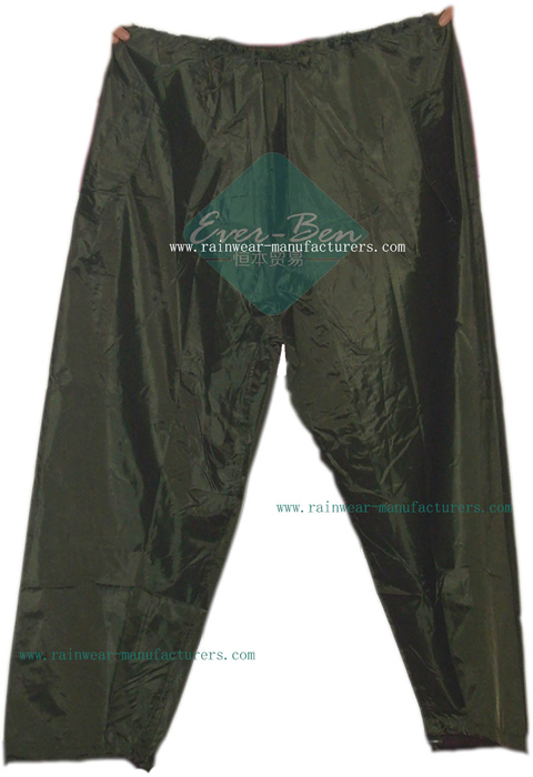 Nylon waterproof pants for army